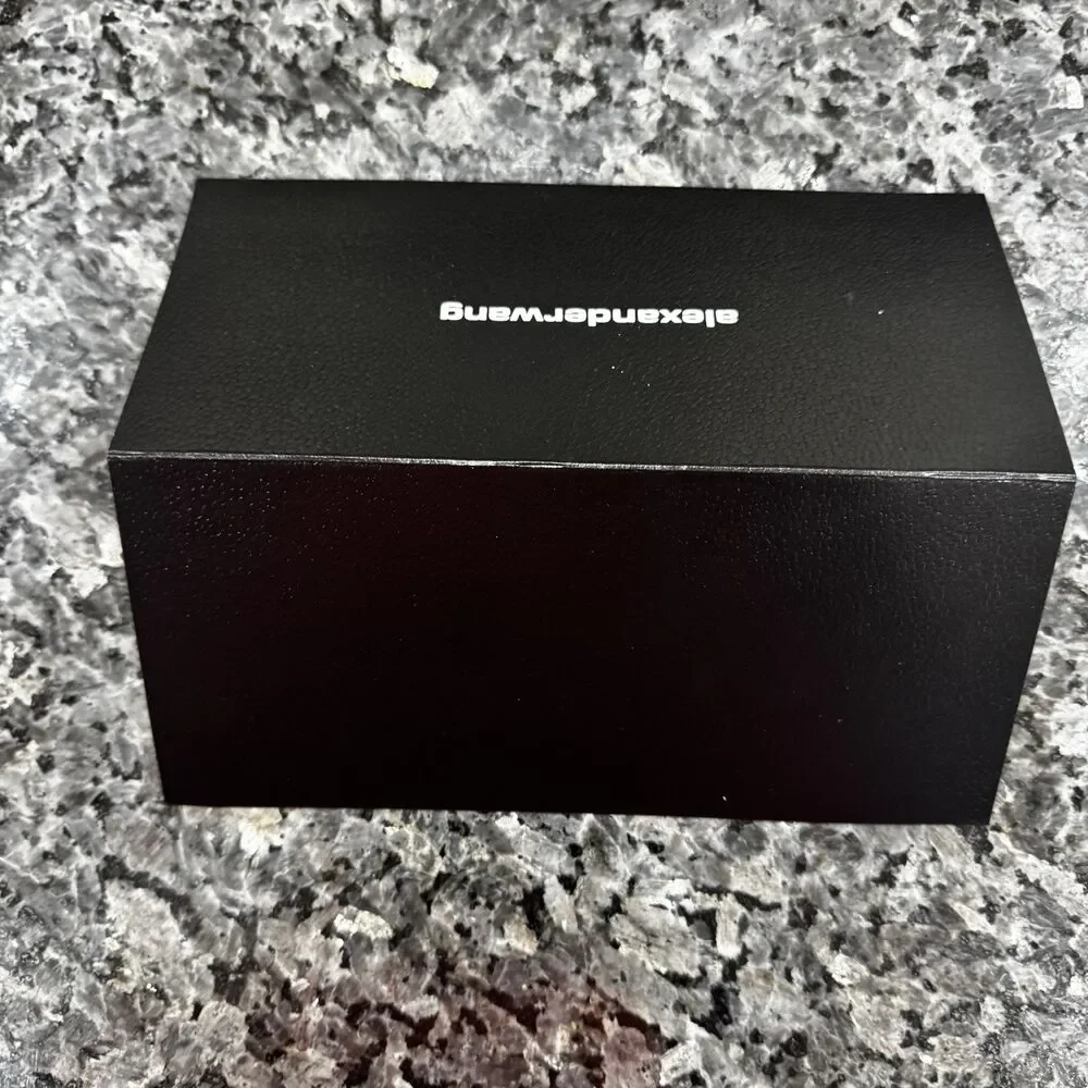 Alexander Wang Black Shopping Gift Empty Paper Bag 16 x 12 x 6